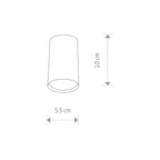 Nowodvorski Lampa downlights natynkowa EYE S 10W only LED 50/60Hz - Lity mosiądz - Miedziany 8911