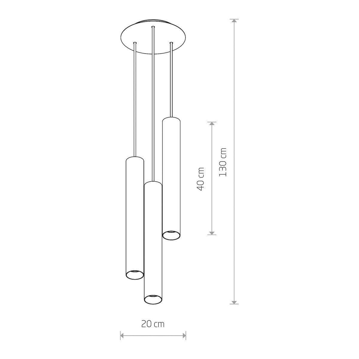 Nowodvorski Lampa wisząca EYE L 3x10W only LED 50/60Hz - Stal lakierowana - Biały 8916