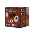 Oprawa wpuszczana downlight GU10 / Ognioodporność min: 30-60-90 / Źródło zamykane pierścieniem / Biały