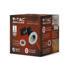 Oprawa wpuszczana downlight GU10 / Ognioodporność min: 30-60-90 / Źródło zamykane pierścieniem / Chrom