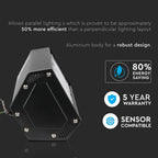 100W Liniowa Oprawa Highbay LED / Chip SAMSUNG / Barwa:6500K / Obudowa: Czarna / Wydajność: 120lm/w / Kąt 100'