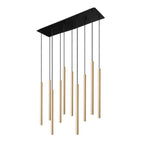Nowodvorski Lampa wisząca LASER 490 10x10W only LED 50/60Hz - Lity mosiądz - Miedziany
