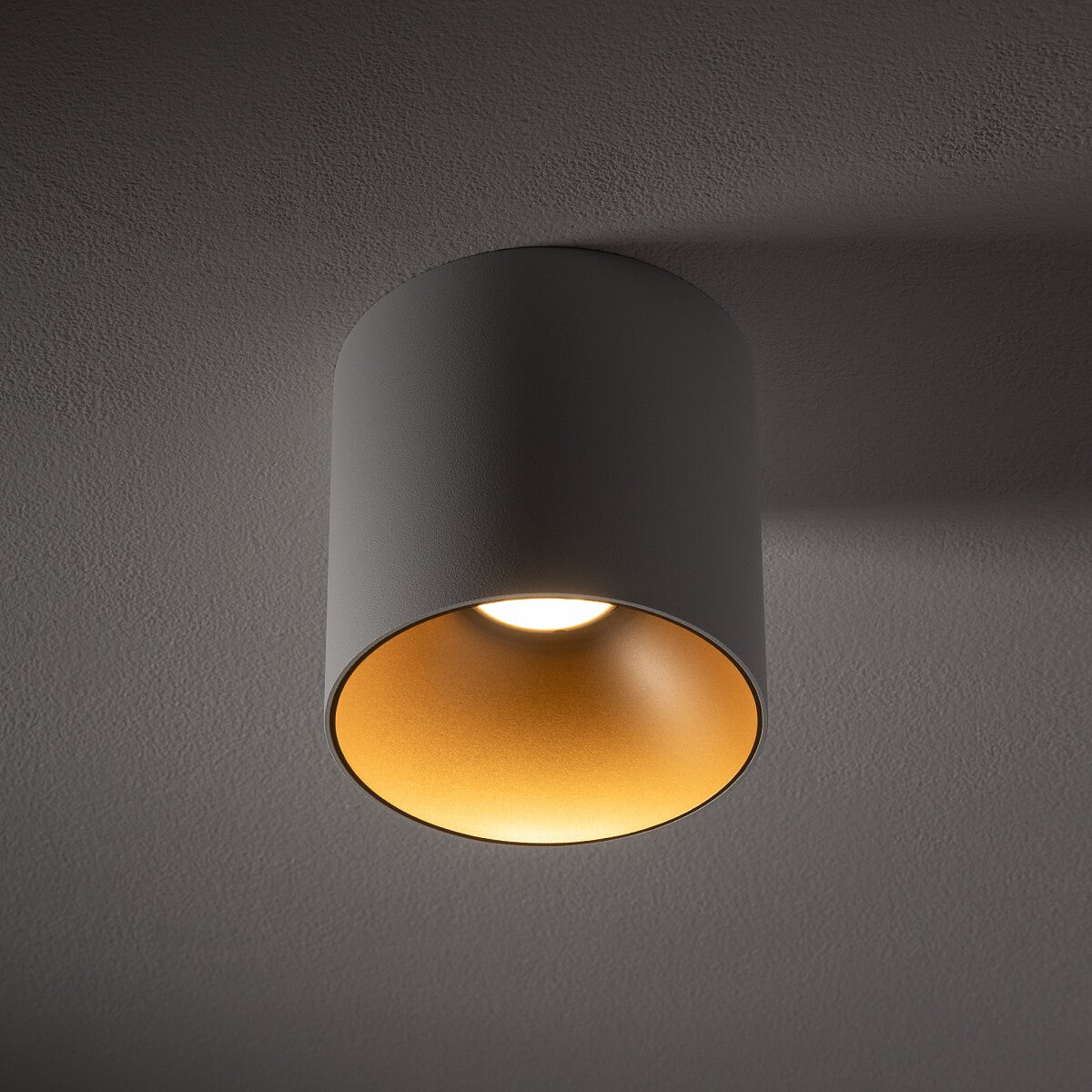 Nowodvorski Lampa downlights natynkowa EYE TONE 10W only LED 50/60Hz - Stal lakierowana - Biały VI 8926 - lampa włączona