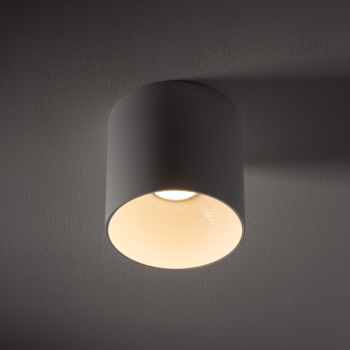 Nowodvorski Lampa downlights natynkowa EYE TONE 10W only LED 50/60Hz - Stal lakierowana - Biały VII 8928 - lampa włączona