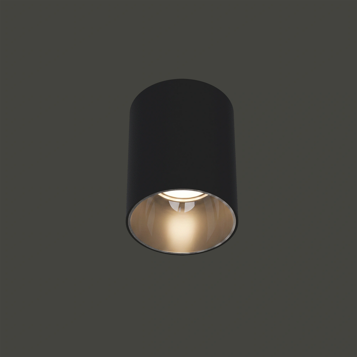 Nowodvorski Lampa downlights natynkowa EYE TONE 10W only LED 50/60Hz - Stal lakierowana - Czarny V 8930 - lampa włączona