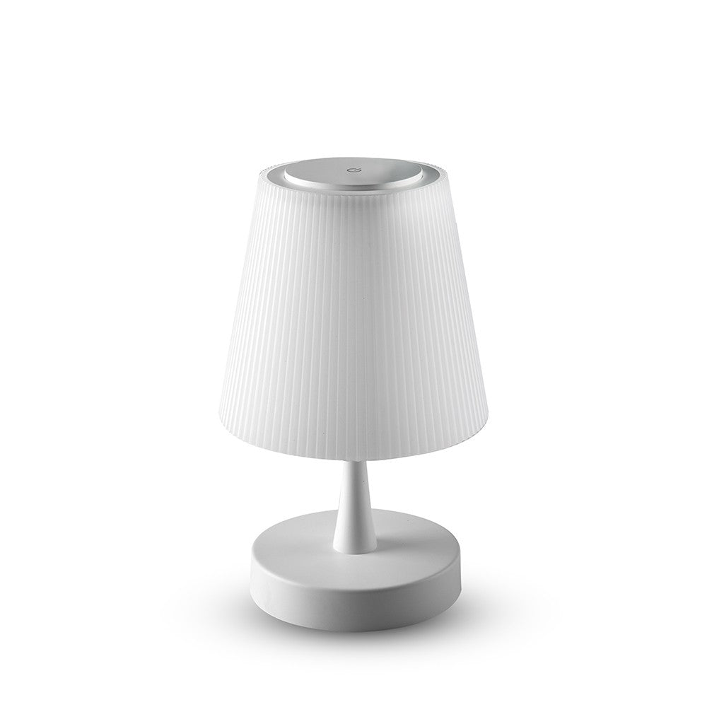 5W Lampka nocna LED / Ściemnianie przez dotyk / Barwa: 3w1 / Obudowa: Metal + Biały