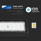 150W Liniowa Oprawa Highbay LED / Chip SAMSUNG / Barwa:4000K / Obudowa: Czarna / Wydajność: 120lm/w / Kąt 100'