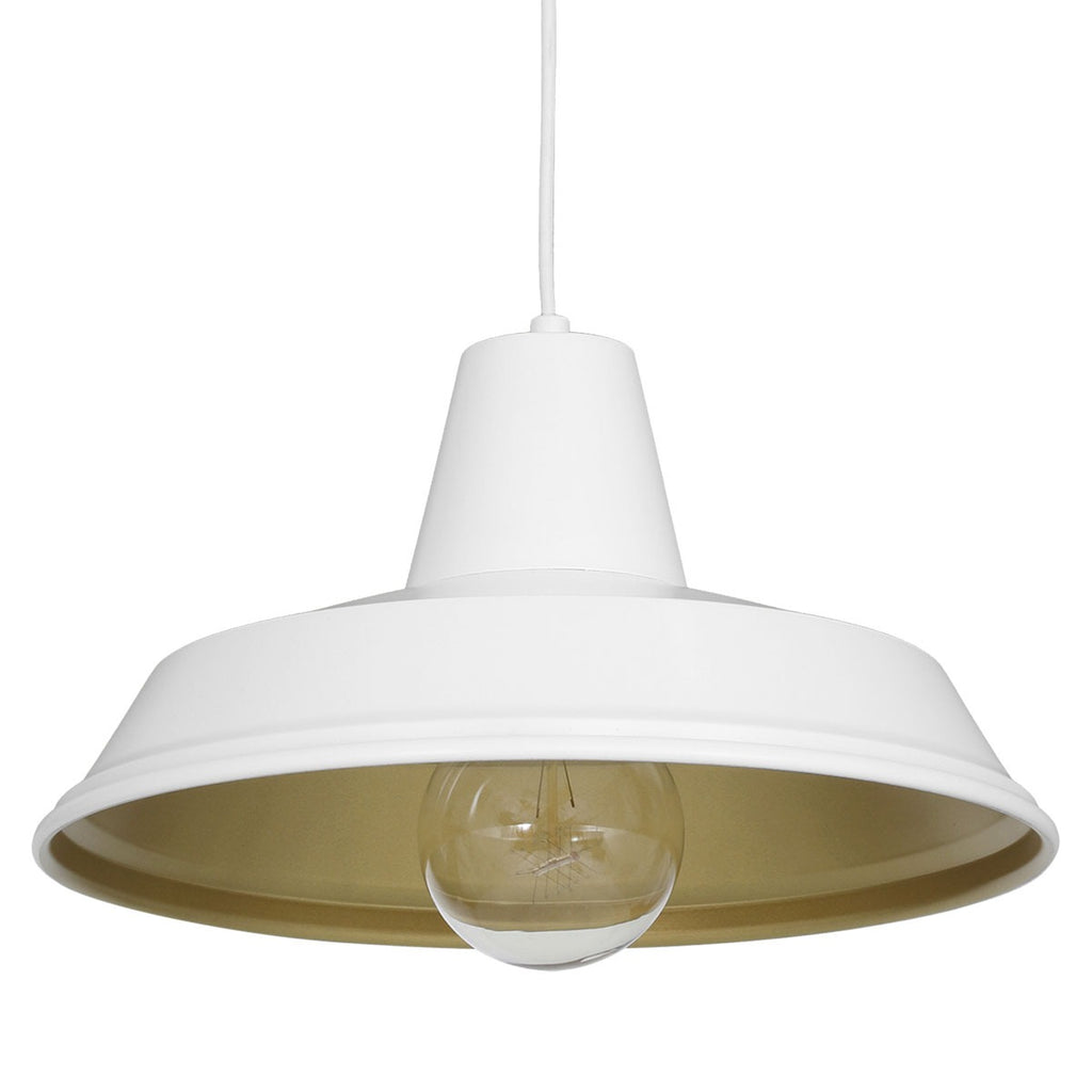 żyrandol Class white/gold 1xE27