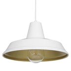 żyrandol Class white/gold 1xE27