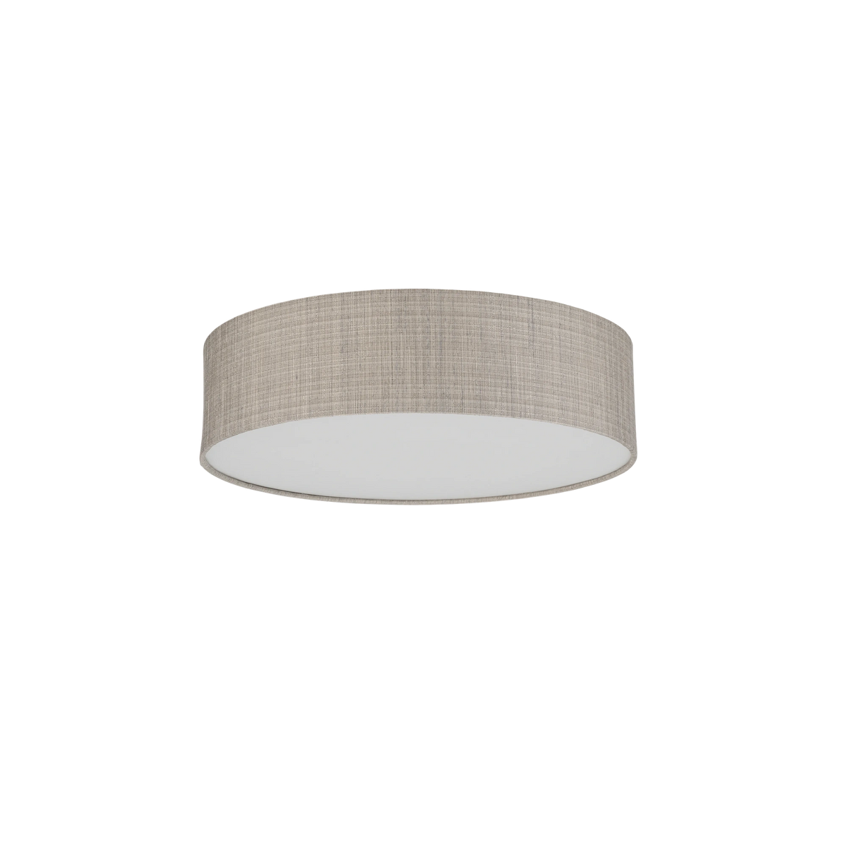 Nowodvorski Plafon TURDA 15W only LED 50/60Hz - Tkanina - Szary I 8953