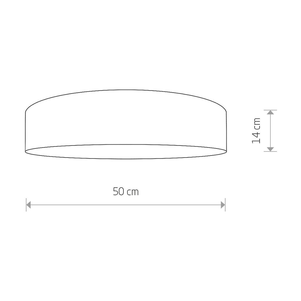 Nowodvorski Plafon LAGUNA 15W only LED 50/60Hz - Aksamit - Kremowy I 8954