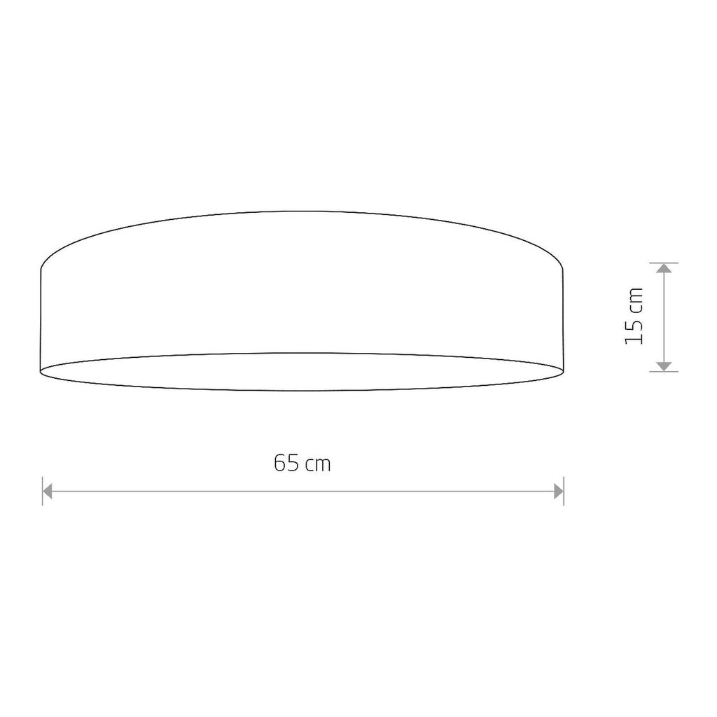 Nowodvorski Plafon LAGUNA 15W only LED 50/60Hz - Aksamit - Kremowy II 8957