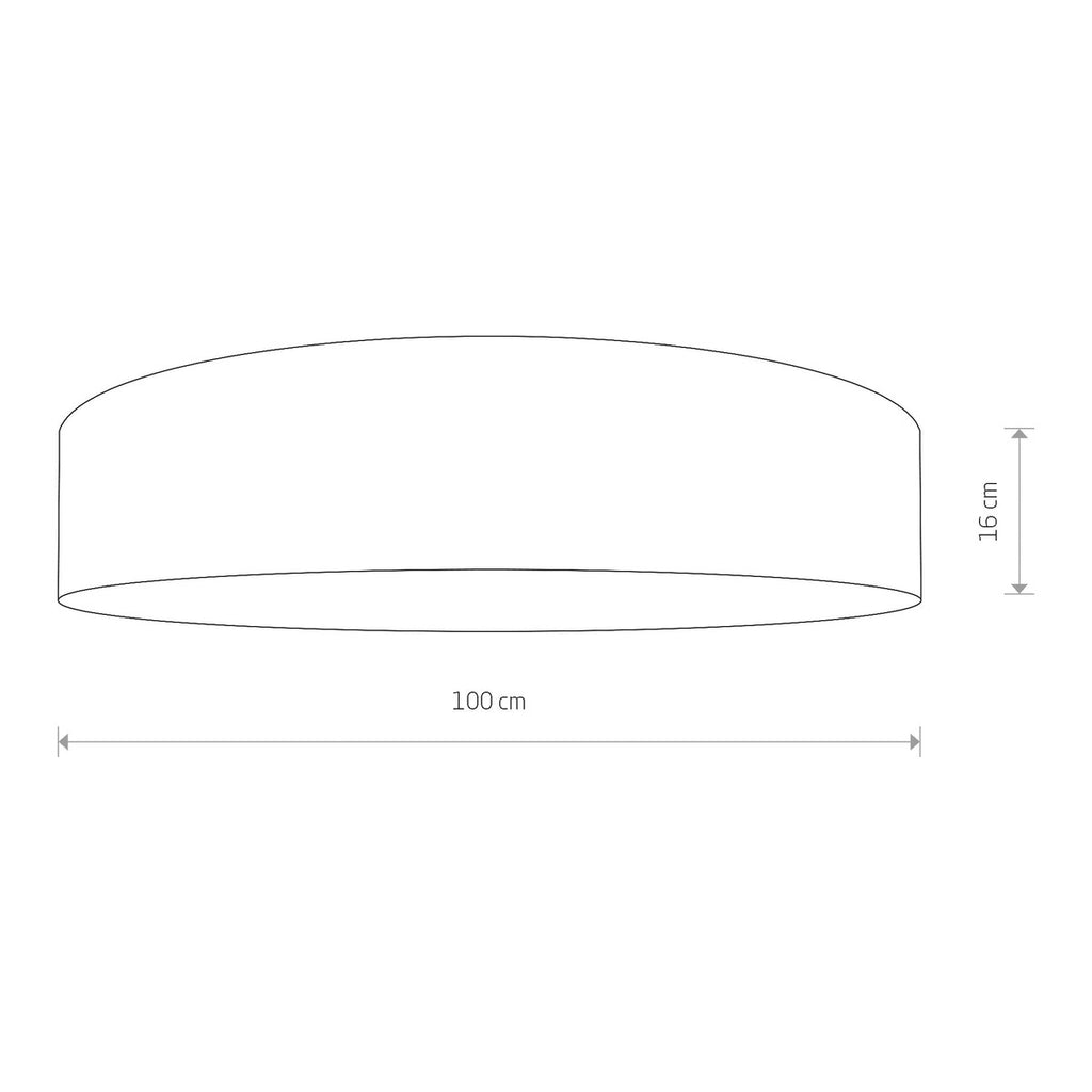 Nowodvorski Plafon LAGUNA 15W only LED 50/60Hz - Aksamit - Kremowy III 8962
