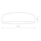 Nowodvorski Plafon LAGUNA 15W only LED 50/60Hz - Aksamit - Kremowy III 8962