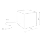 Nowodvorski Lampa stojąca CUMULUS CUBE L 25W only LED 50/60Hz IP44 - Tworzywo sztuczne PE - Biały 8965