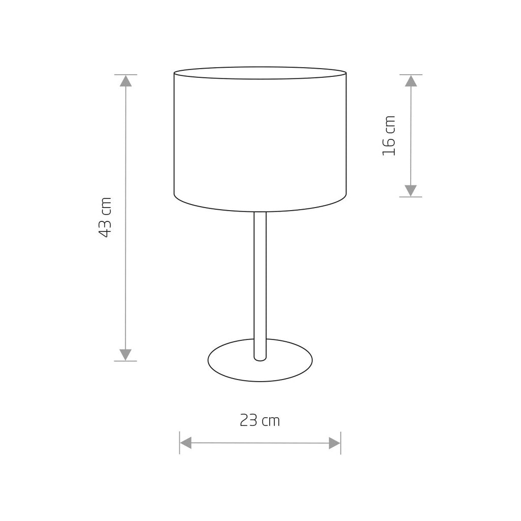 Nowodvorski Lampa stołowa HOTEL 10W only LED 50/60Hz - Tkanina - Ecru 8982