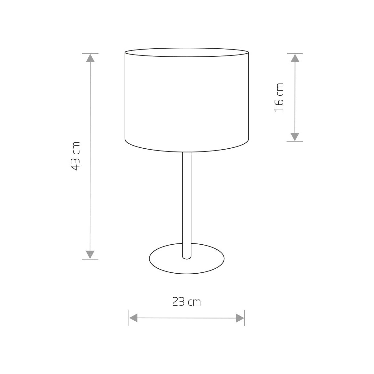 Nowodvorski Lampa stołowa HOTEL 10W only LED 50/60Hz - Tkanina - Ecru 8982