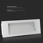 LED Oprawa Awaryjna LED (12 godzin) / Chip SAMSUNG / Barwa:6000K
