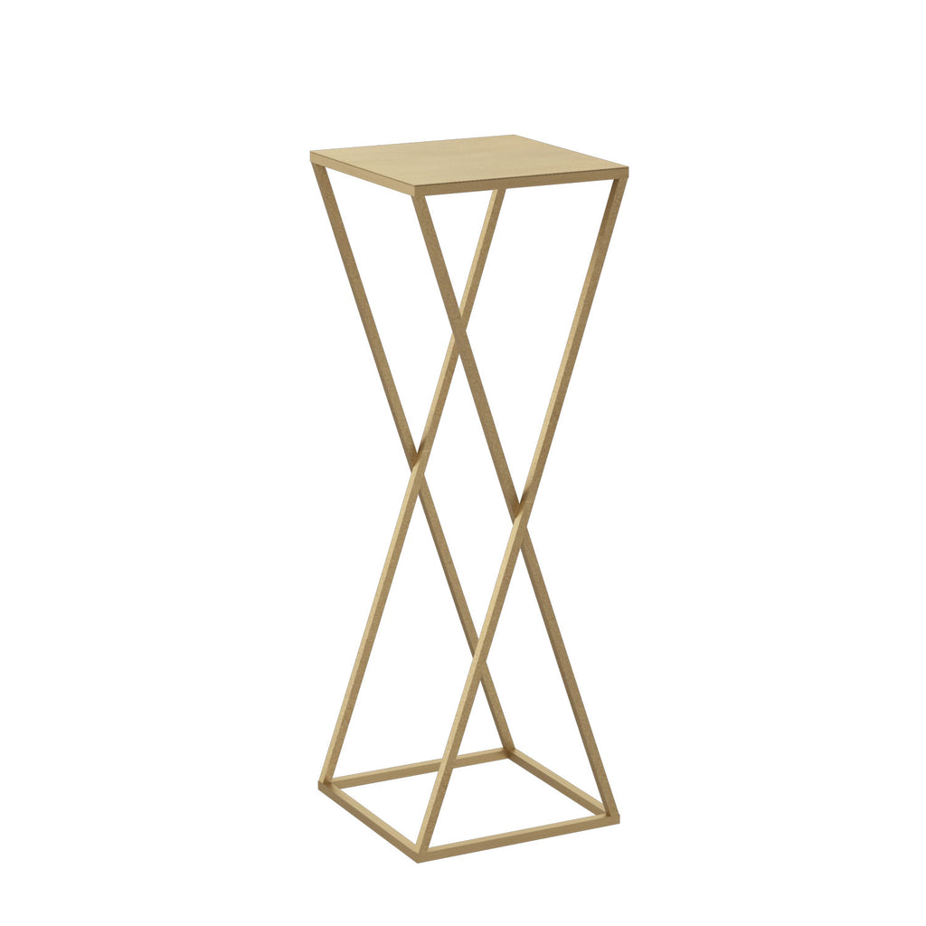 Flower stand Column B 700x240x240 gold