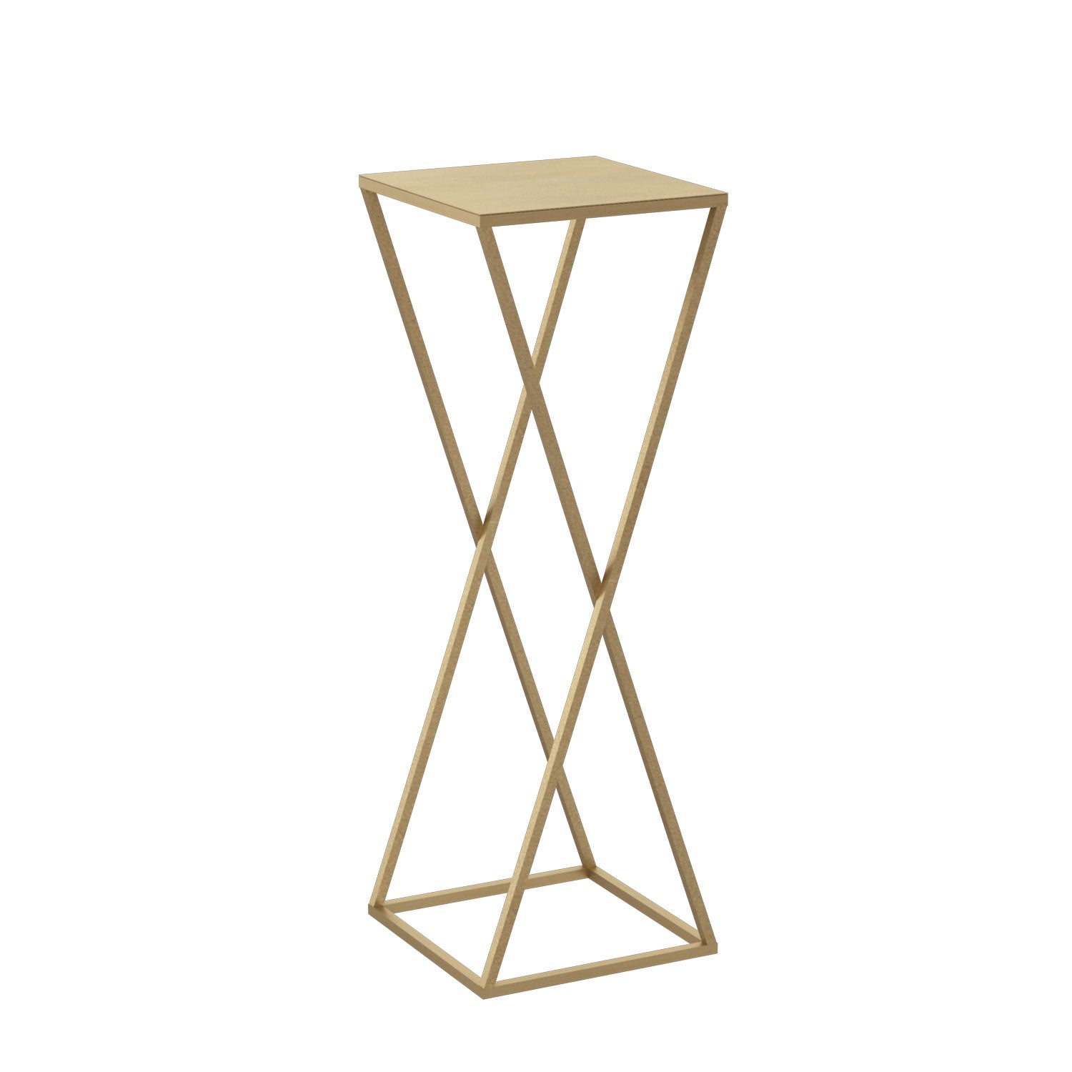 Flower stand Column B 700x240x240 gold