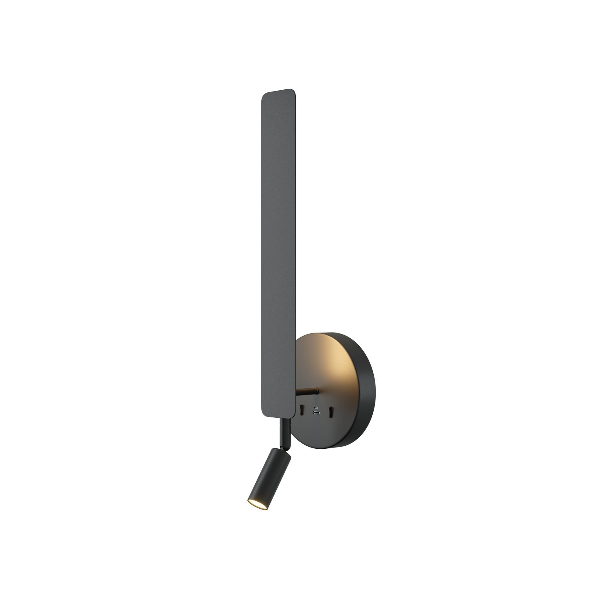 Maytoni Kinkiet Combo - Aluminium - Czarny MOD214WL-L8B3K1