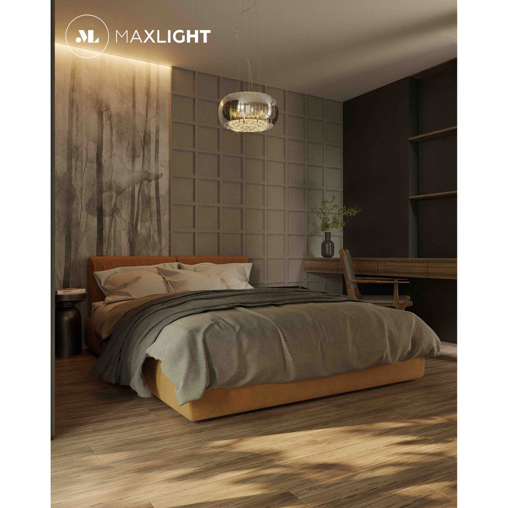 Maxlight Lampa wisząca P0076-05l Moonlight - Szkło lustrzane + metal - Chrom P0076-05L