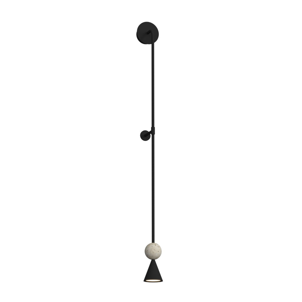 Maxlight Kinkiet Bingo - Trawertyn - Czarny W0447