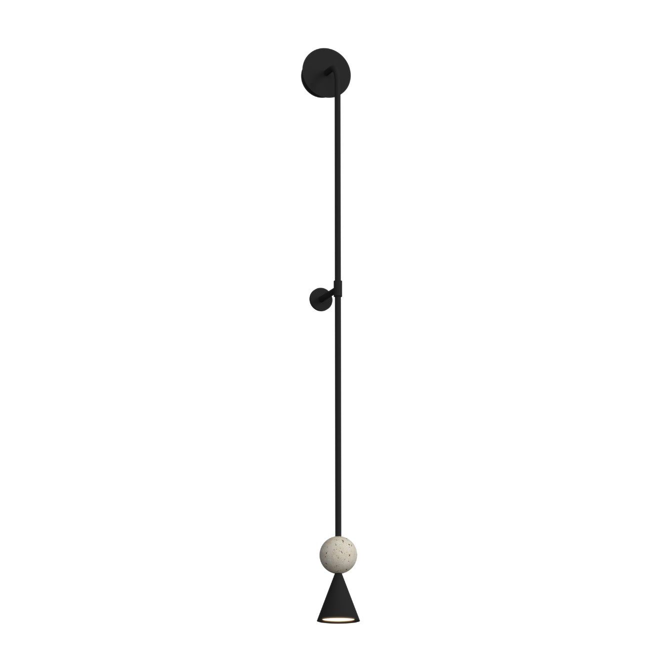 Maxlight Kinkiet Bingo - Trawertyn - Czarny W0447