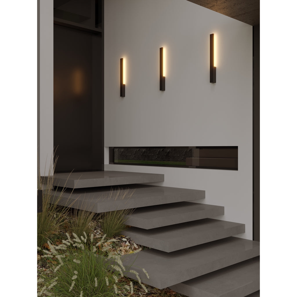 Maxlight Kinkiet Kaprun 6W - Aluminium - Czarny W0458