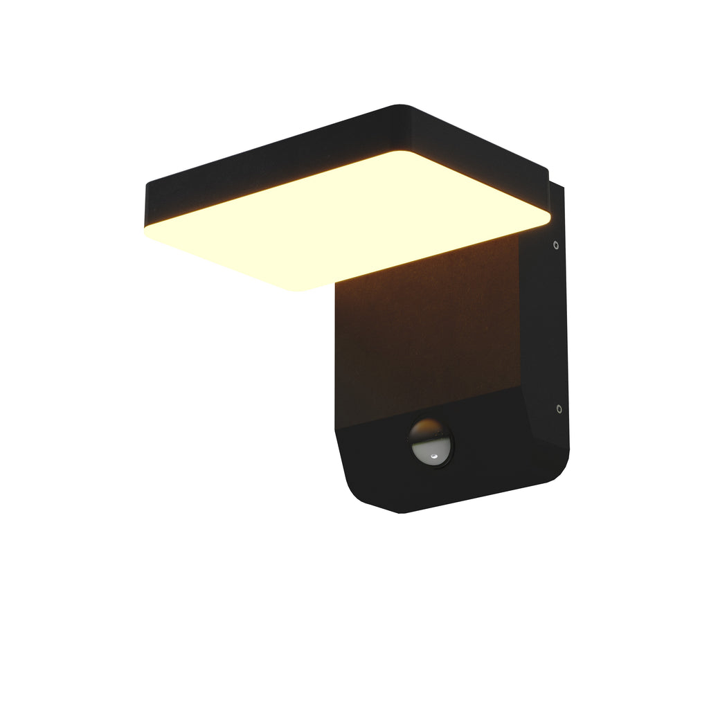 Maxlight Kinkiet Ladis - Aluminium + pc - Czarny W0471