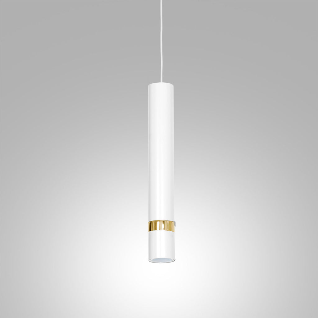 żyrandol Reno white/gold 1xGU10
