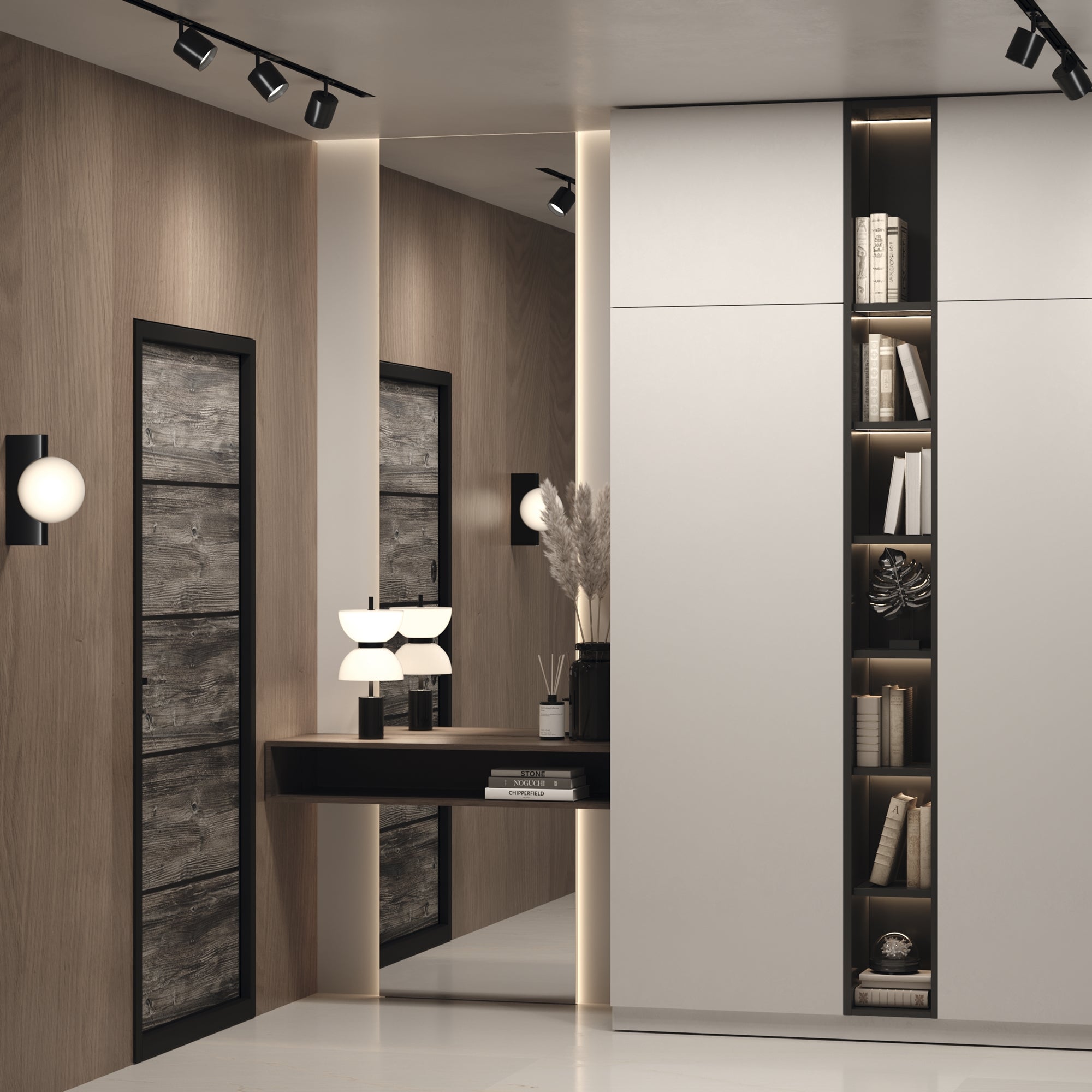 Maytoni Lampa stołowa Kyoto - Metal + marmur - Czarny MOD178TL-L11B3K