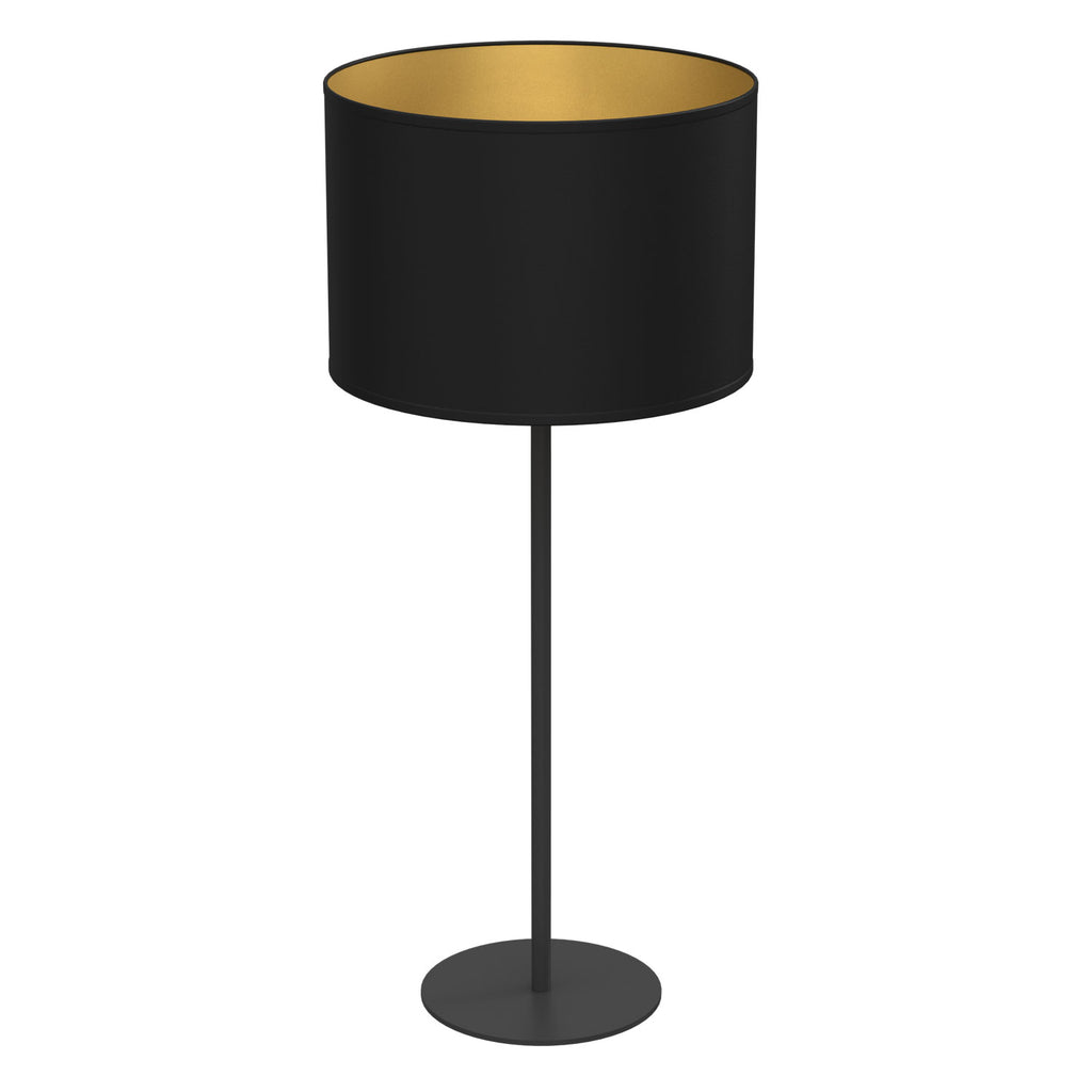lampka gab. Arden H 58 black, cylinder shade dia 250, h 170 black/gold 1xE27