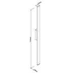 Maxlight Kinkiet Predazzo - Aluminium - Czarny W0461