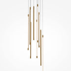 Maytoni Lampa wisząca Light stick - Aluminium - Mosiądz MOD236PL-L54BS3K