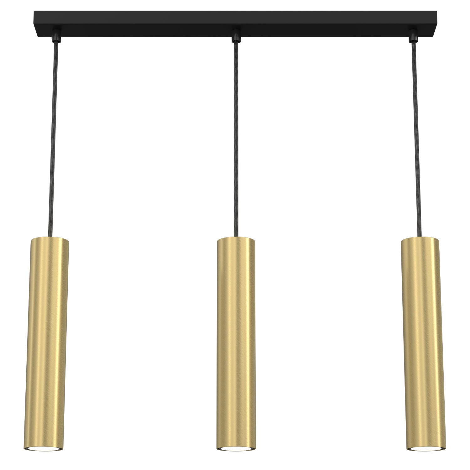 żyrandol line bar 600 Raito brushed brass 3xGU10