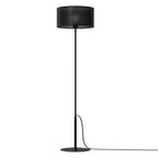 lampa podł. Loft shade prosta, black, cylinder shade dia 400, h 200 black 1xE27