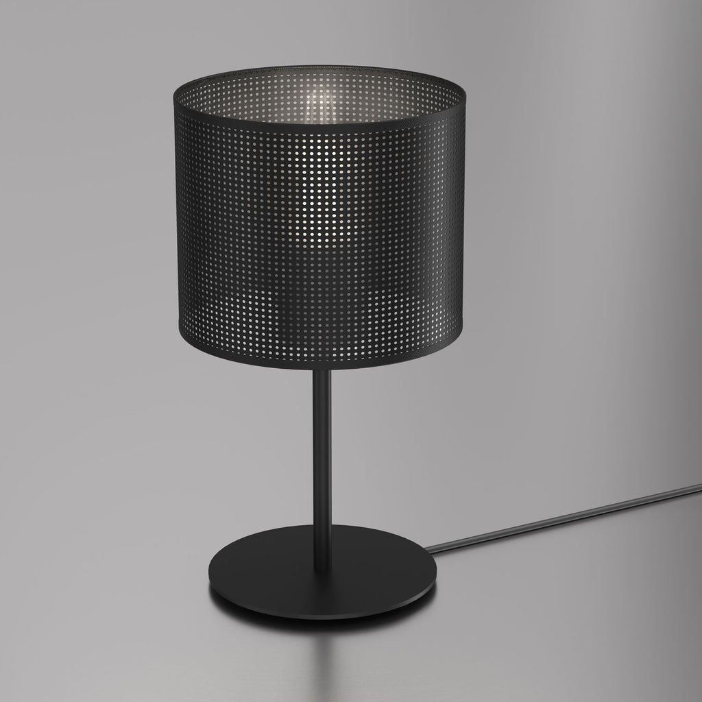 lampka gab. Loft shade H 34 black, cylinder shade dia 180, h 150 black 1xE27