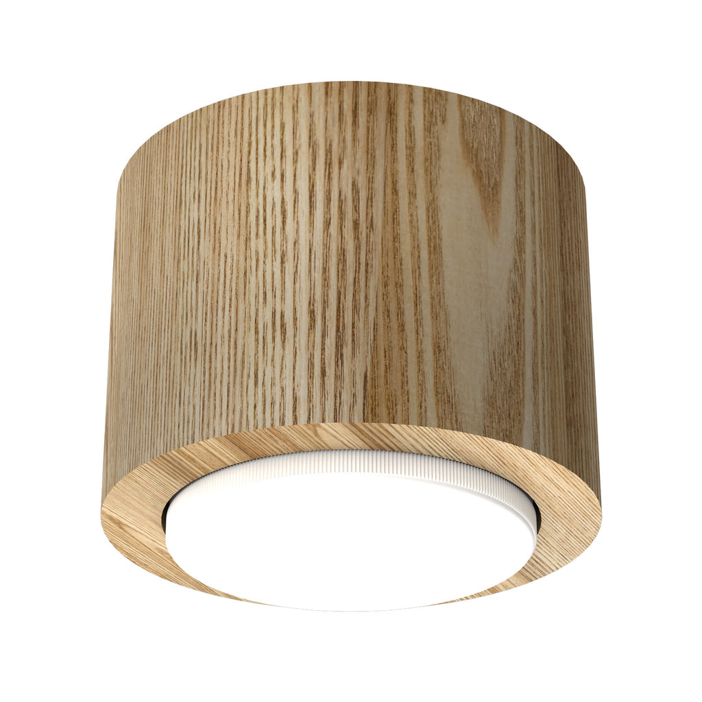 Downlight round wood 1xGX53 (Ceryfikat FSC 100%, SGSCH-COC-070615)