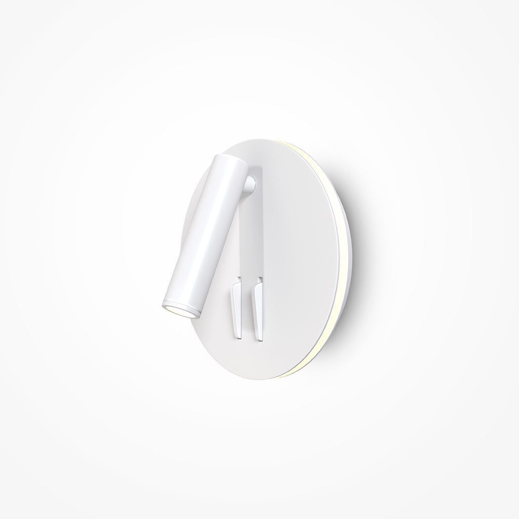Maytoni Kinkiet Ios 176 - Aluminium - Biały C176-WL-01-6W-W