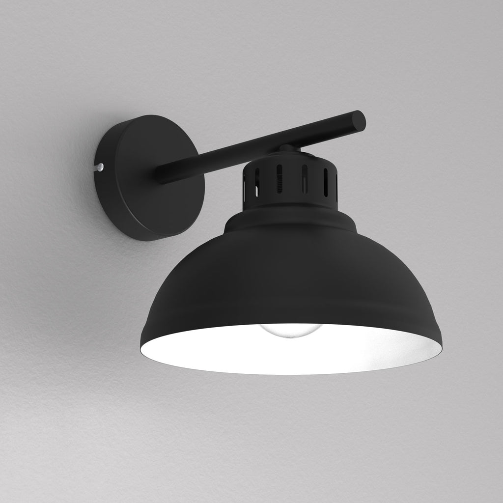 kinkiet Sven black 1xE27