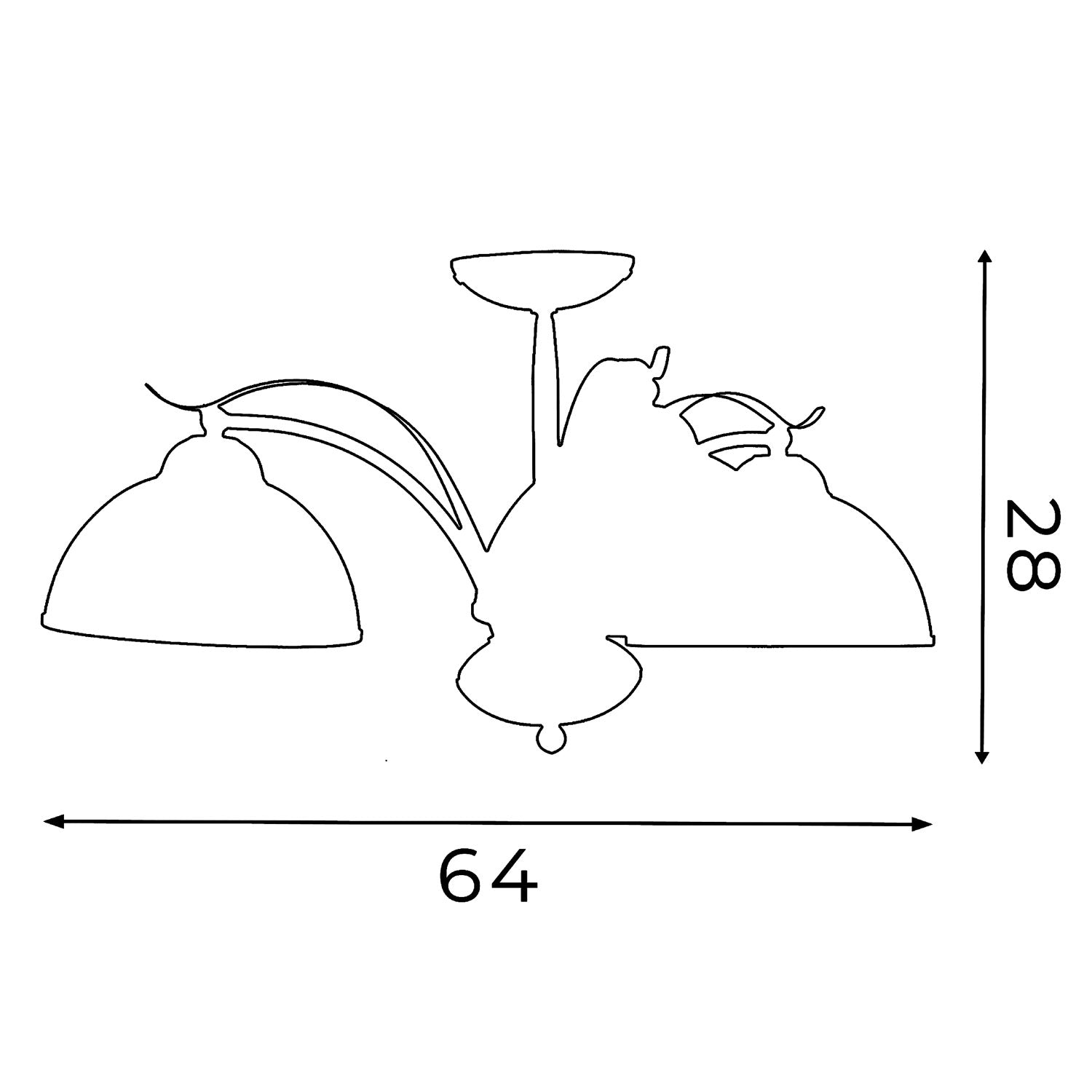 plafon Korfu 3xE27