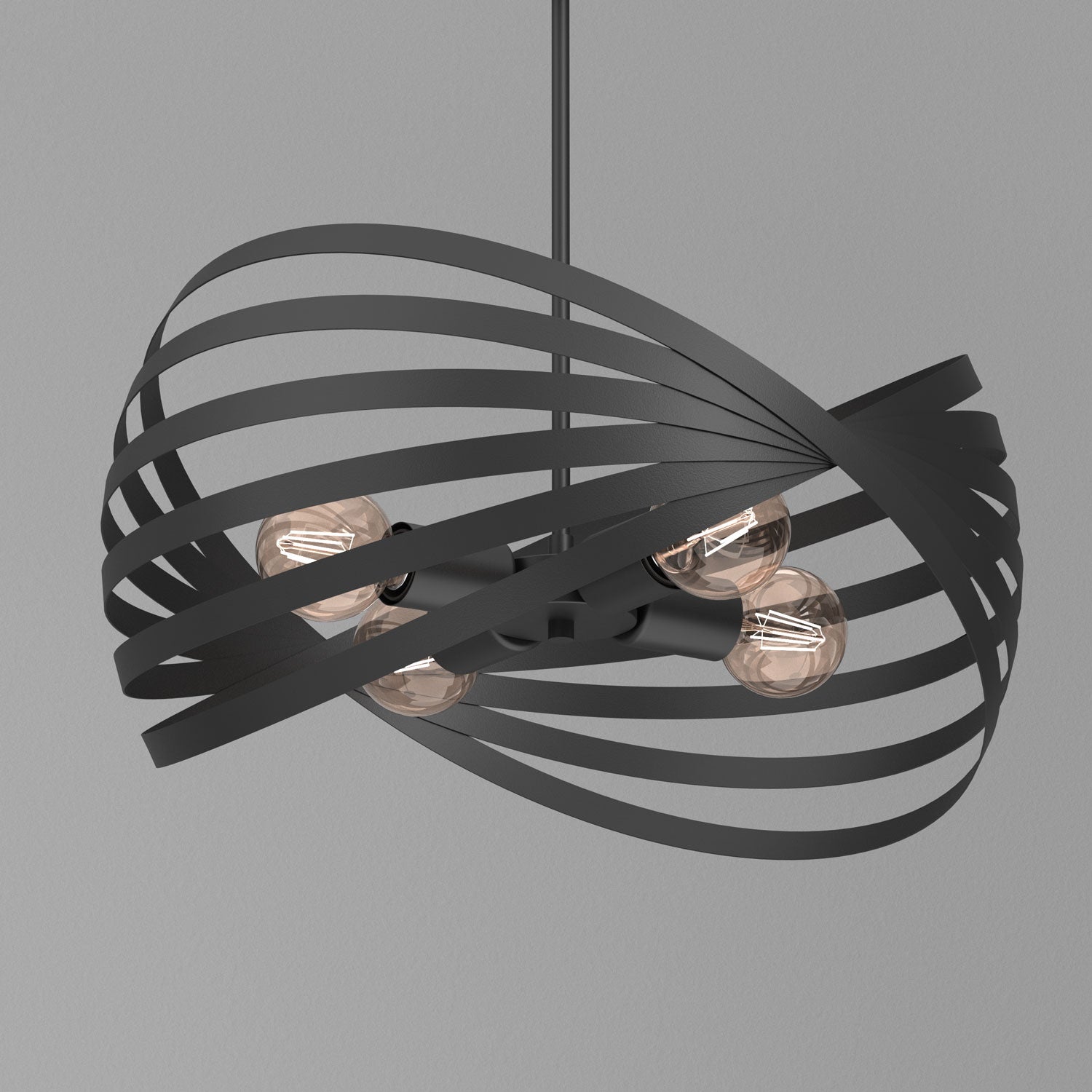 żyrandol Sparkle black 4xE27