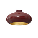 plafon Compo oval (dia 500) burgundy/gold 1xE27