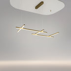 Maytoni Lampa wisząca Radiance - Aluminium - Złoty MOD278PL-L50G3K