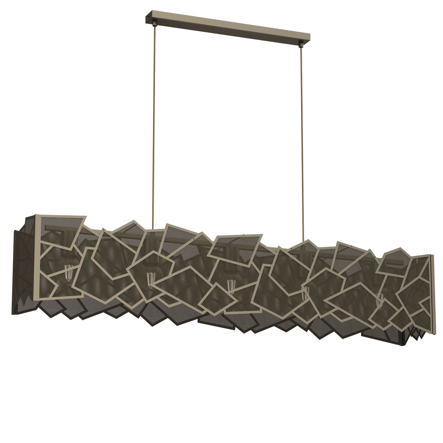 żyrandol Camo titanium-bronze 5xE27
