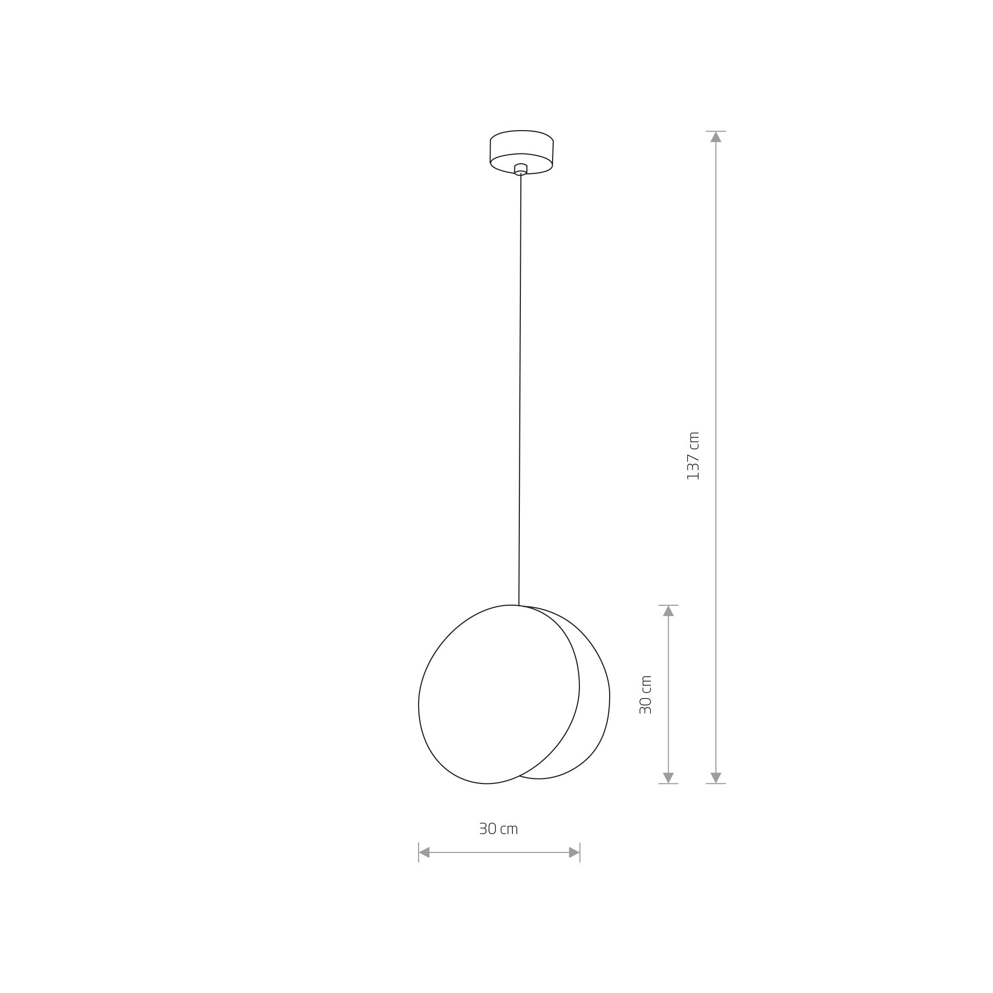 Nowodvorski Lampa wisząca WHEEL 10W only LED 50/60Hz - Sklejka - Czarny 9033