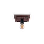Nowodvorski Lampa przysufitowa COBA ANTIQUE 25W only LED 50/60Hz - Sklejka - Ciemne drewno I