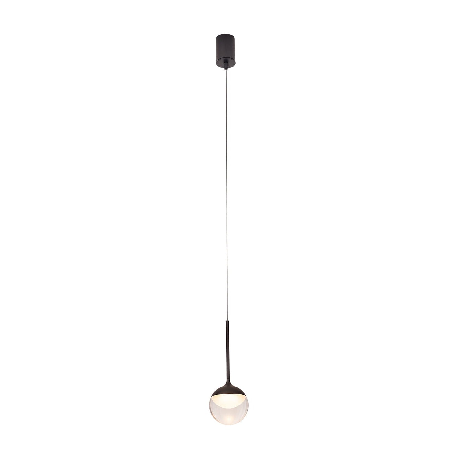 Maxlight Lampa wisząca Zoom - Metal + akryl - Czarny P0416