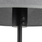 Nowodvorski Lampa podłogowa HOTEL PLUS 10W only LED, 25W only LED 50/60Hz - Tkanina - Szary 9072